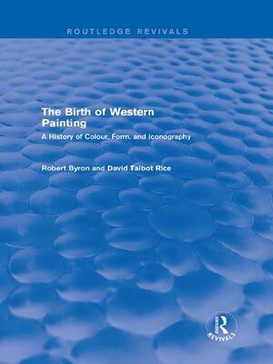 cover image of The Birth of Western Painting (Routledge Revivals)